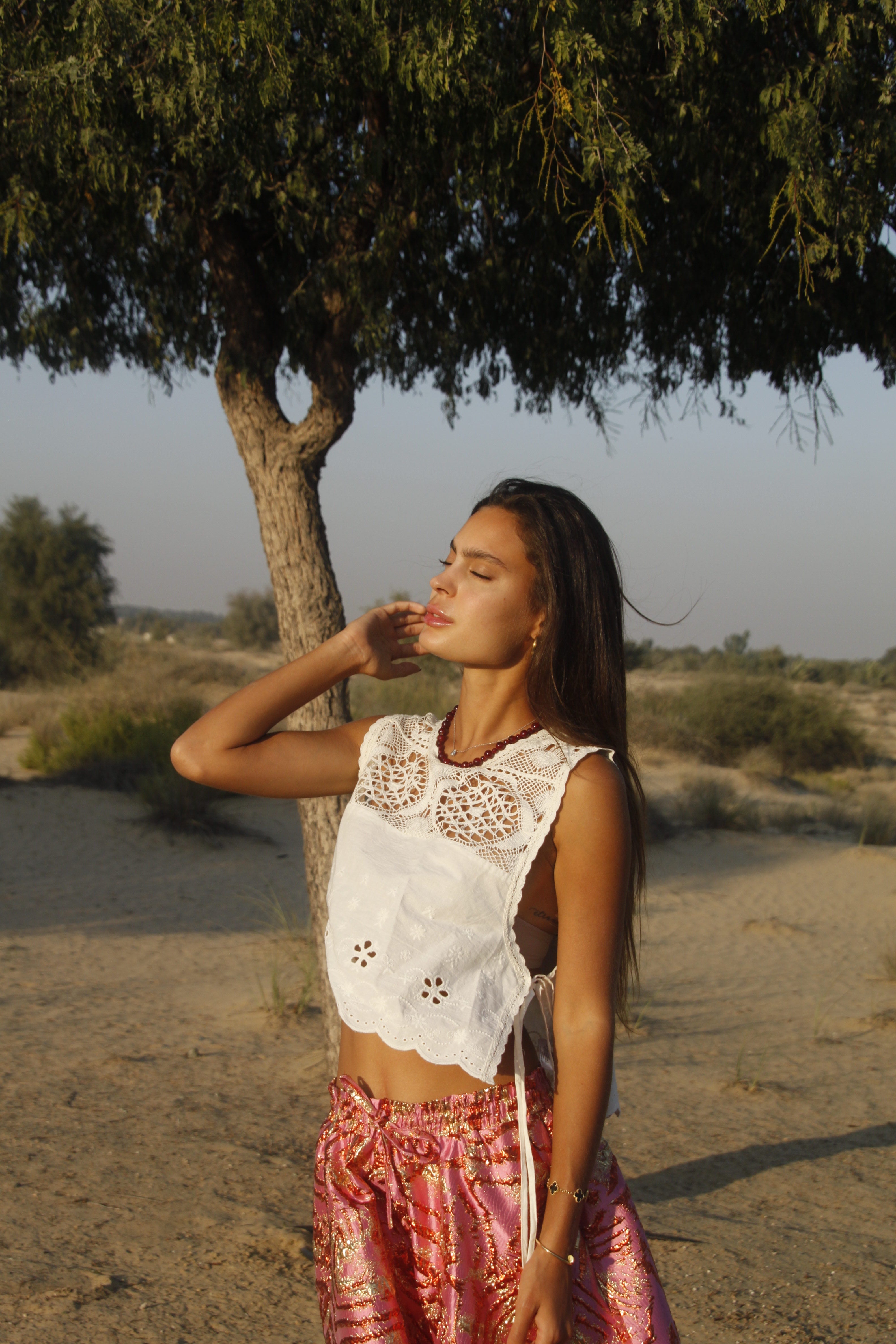 PortobelloLL Bluse - Hvid