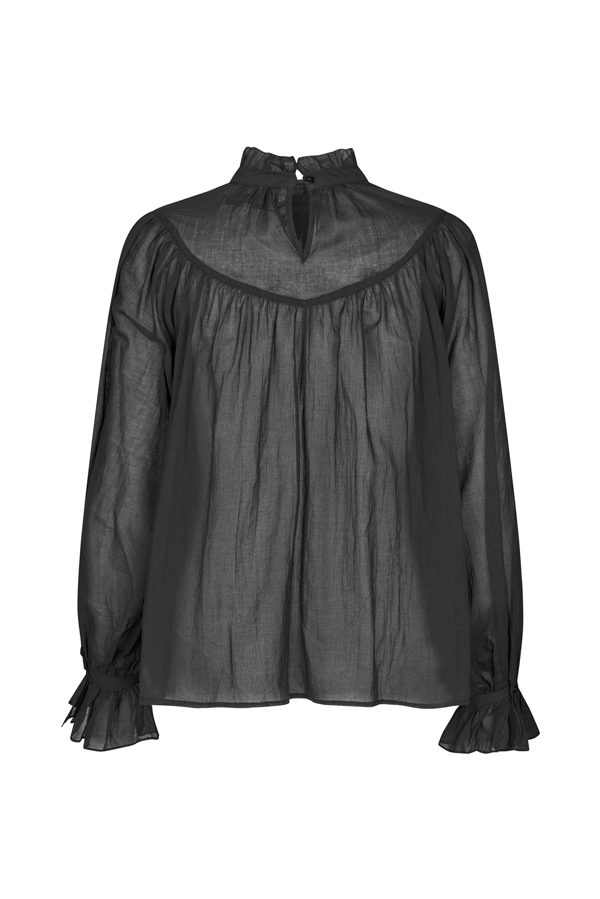 Lollys Laundry PresleyLL Bluse Shirt Vasket sort