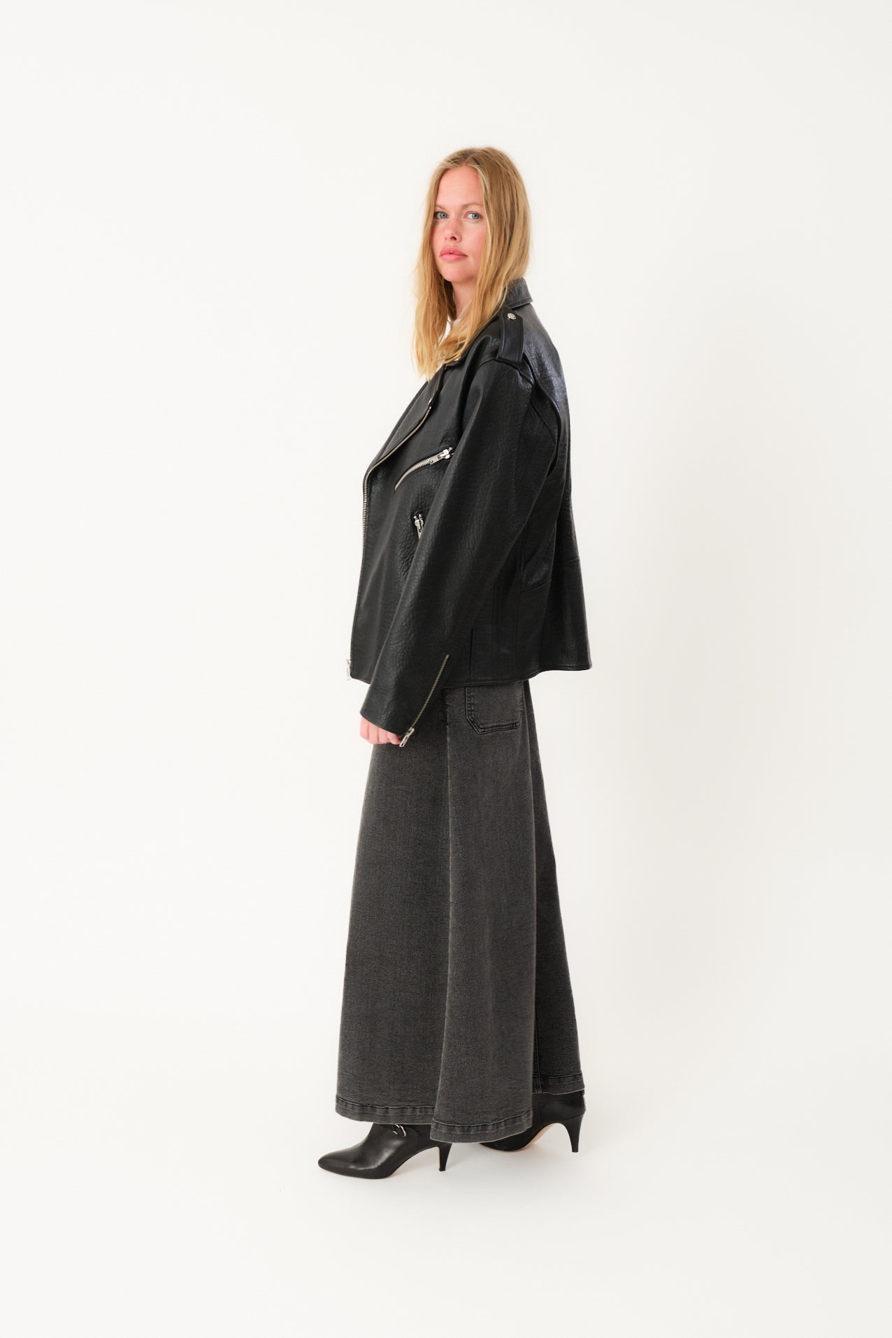 Lollys Laundry RayLL Læderjakke Jacket 99 Black