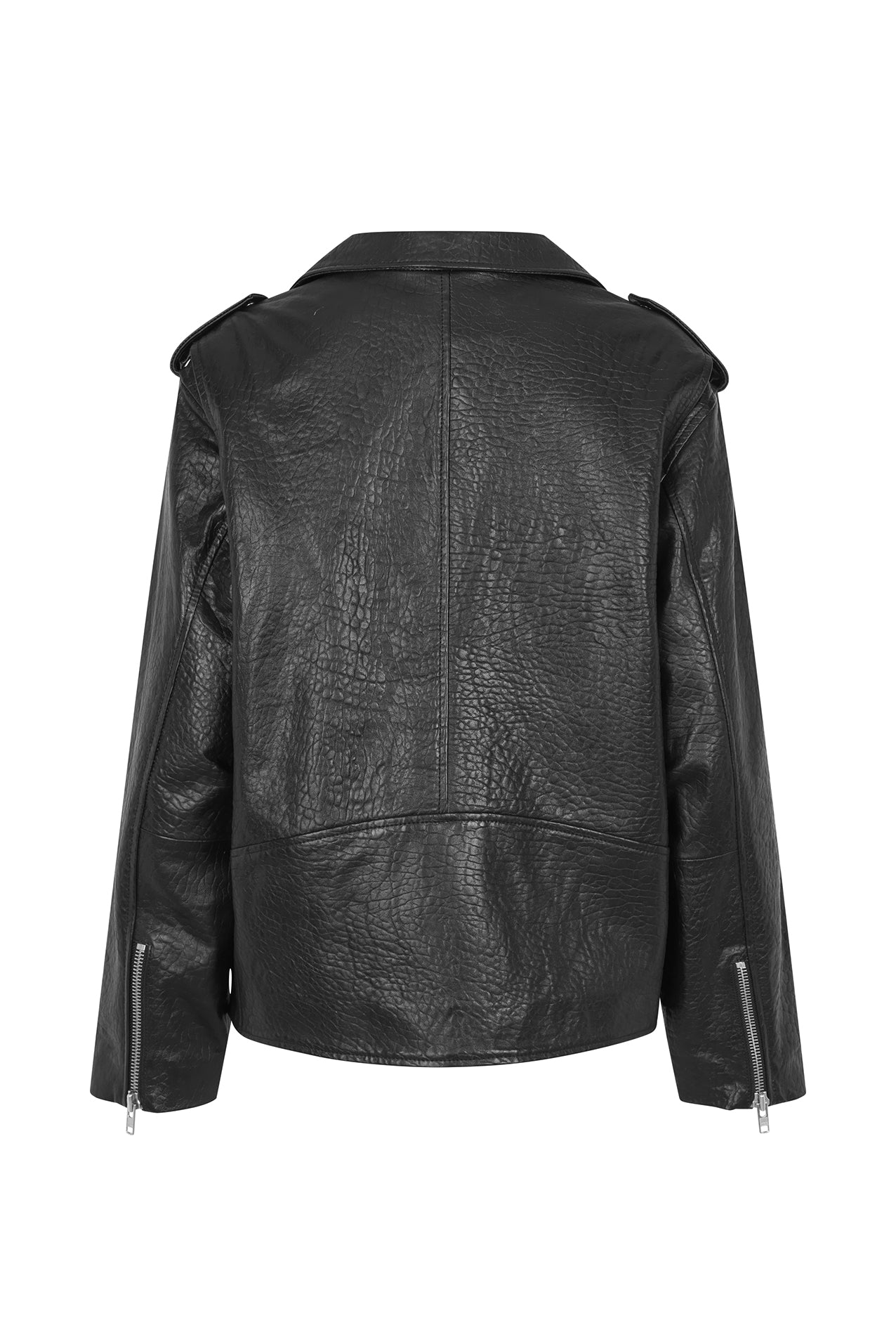 Lollys Laundry RayLL Leather Jacket OS Jacket 99 Black