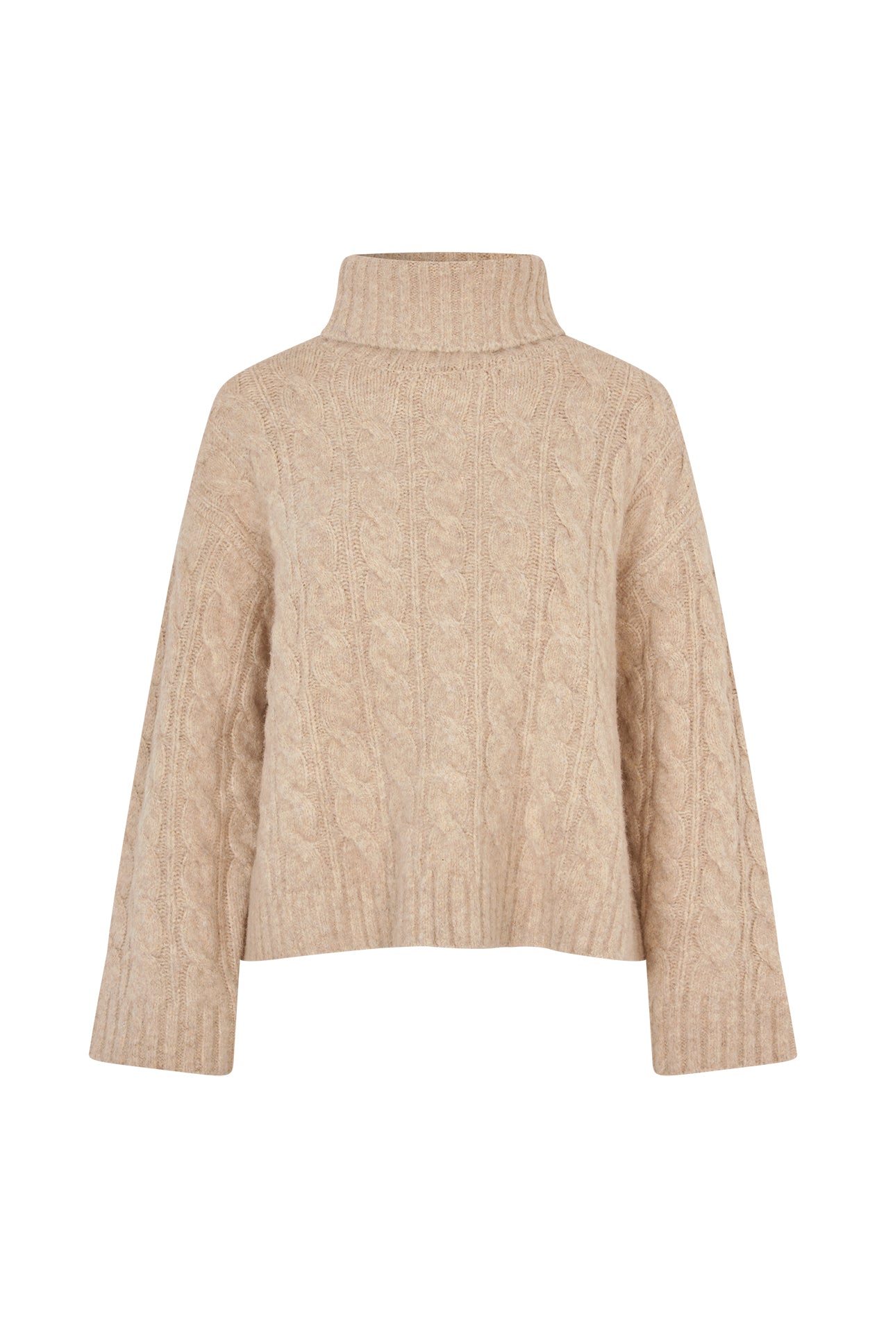 Lollys Laundry ResnoLL Strik Jumper Jumper 04 Sand