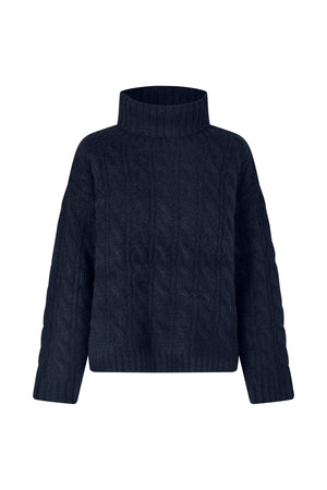 Lollys Laundry ResnoLL Strik Jumper Jumper 23 Dark Blue