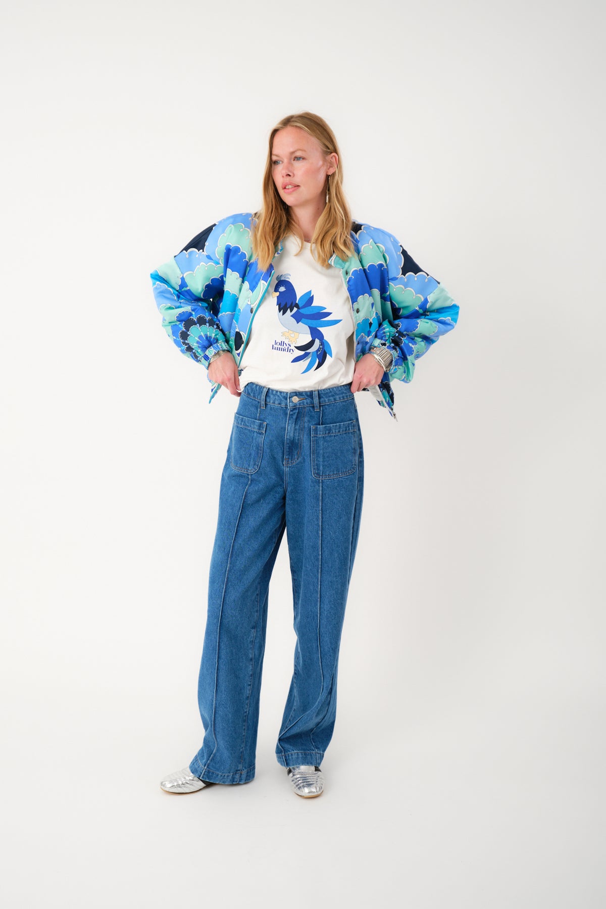 Lollys Laundry RidaLL Jeans Pants Blå