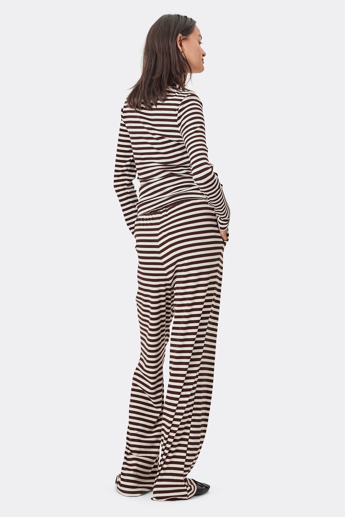 Lollys Laundry RitaLL Pants Pants Chokoladebrun