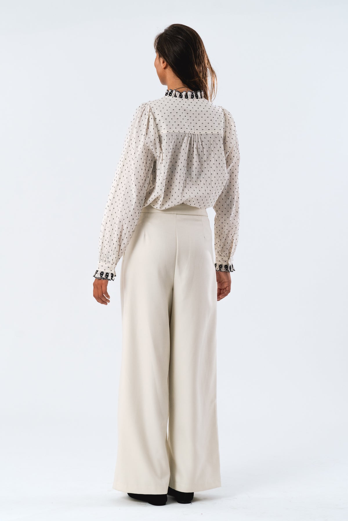 Lollys Laundry RiverLL Shirt LS Shirt Creme