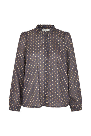 Lollys Laundry RiverLL Skjorte Shirt Mørkeblå