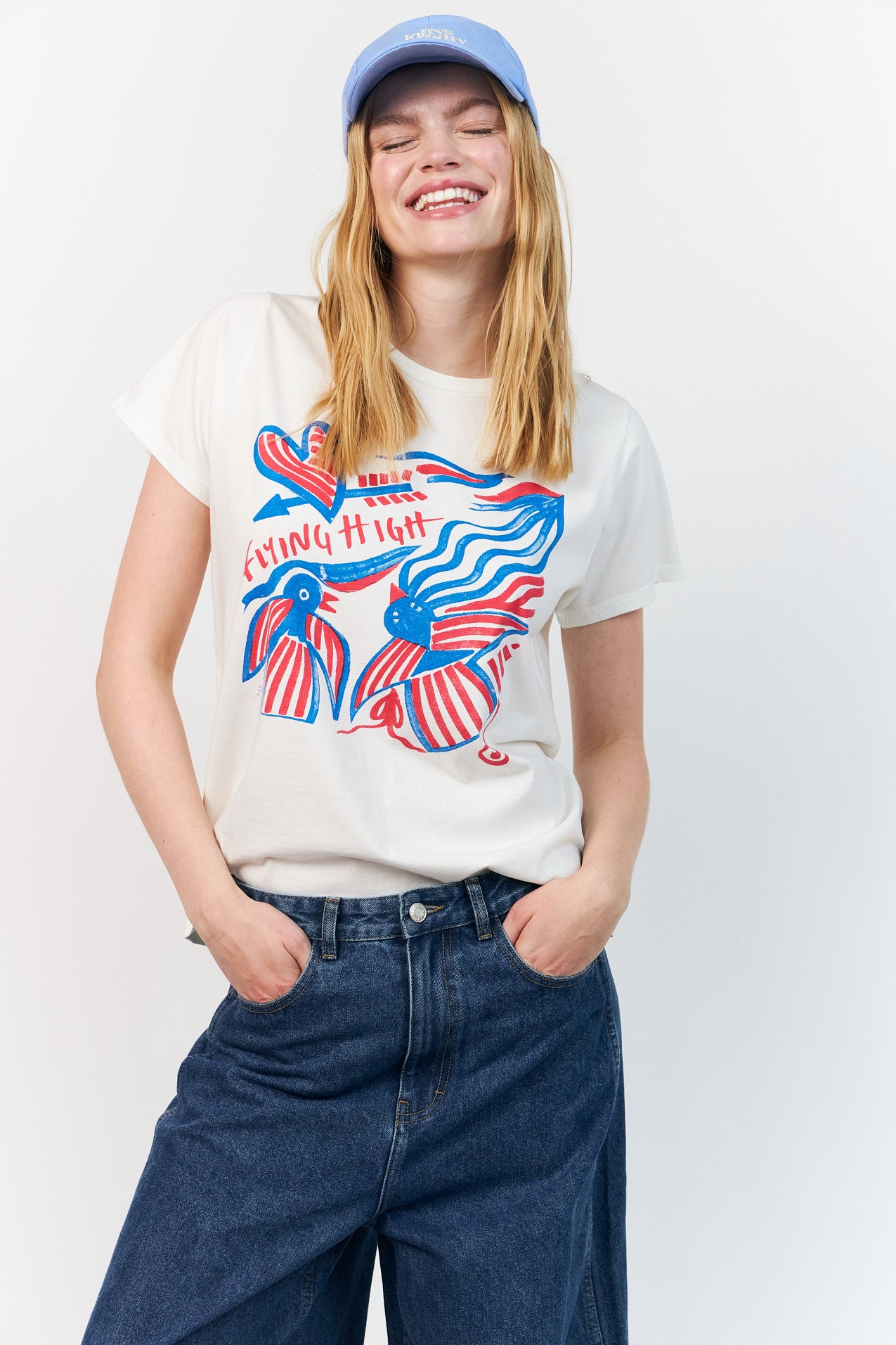 RomaLL Flying High T-Shirt - Hvid