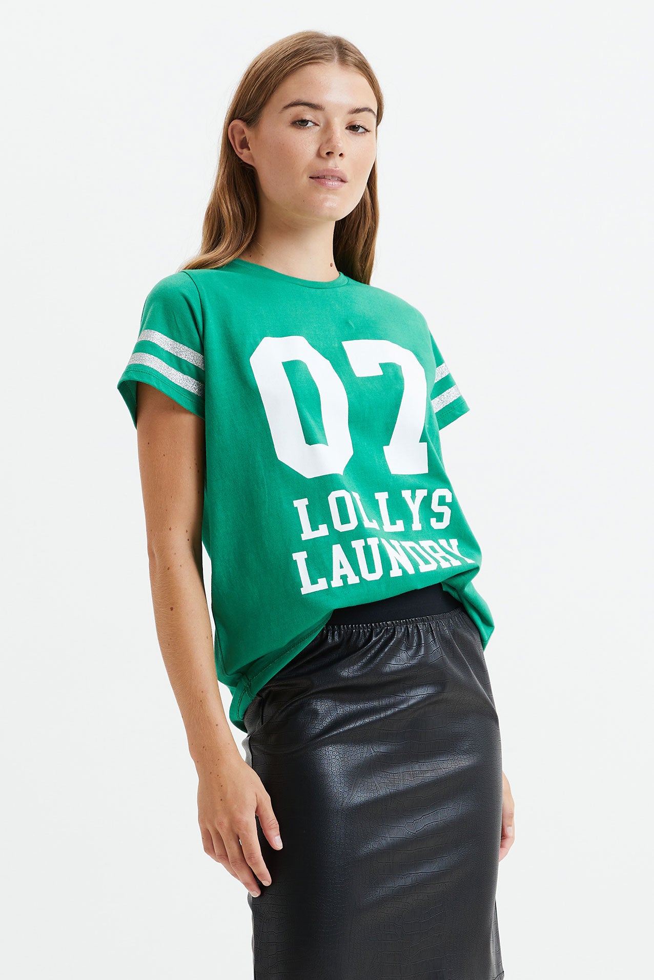 Lollys Laundry Roma Tee Top 40 Green