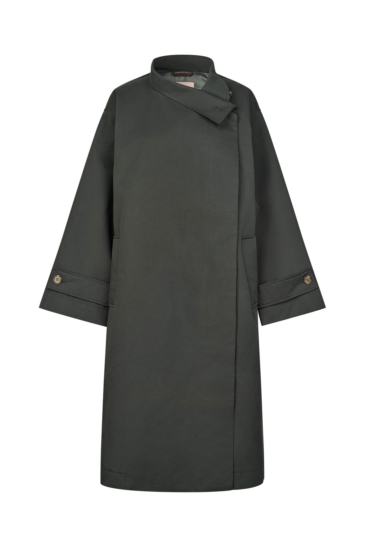 Lollys Laundry RussiLL lang Frakke Outerwear Antracitgrå