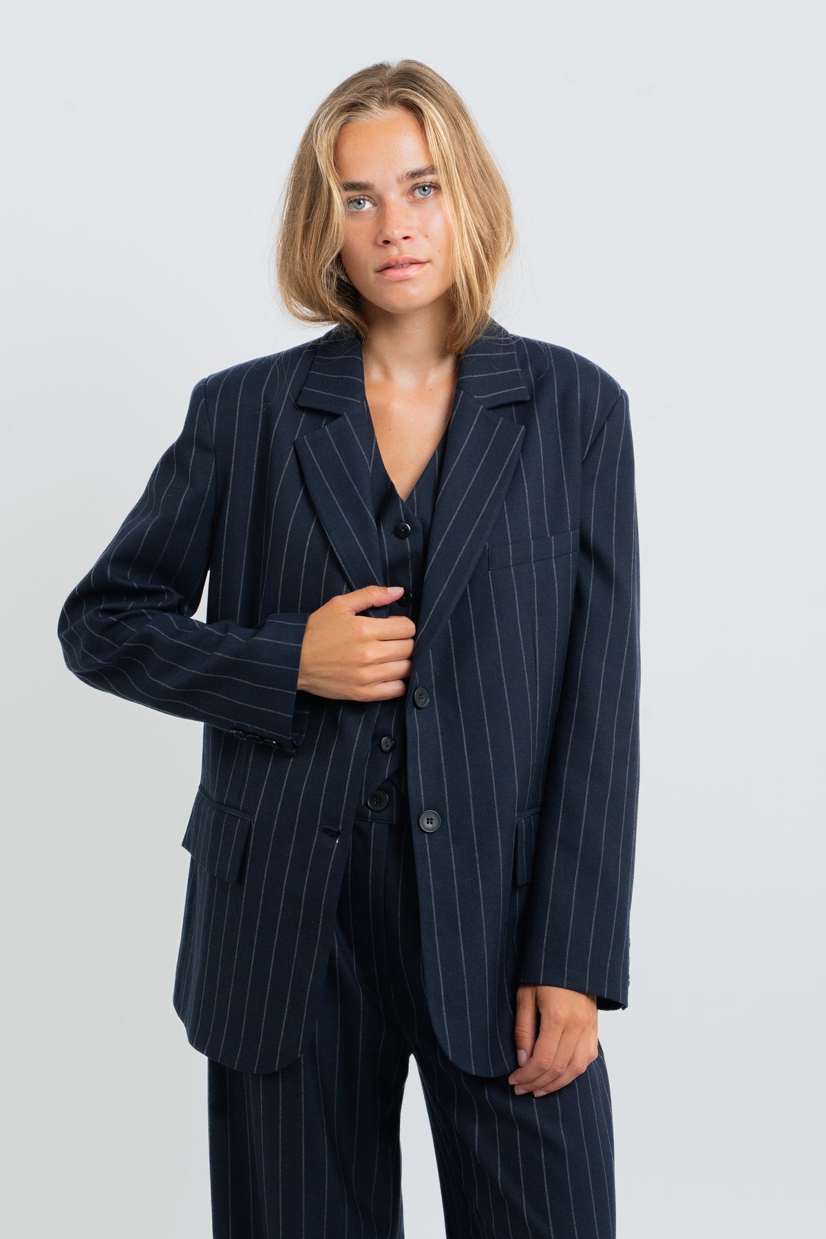 Lollys Laundry RyanLL Blazer Jacket Navy