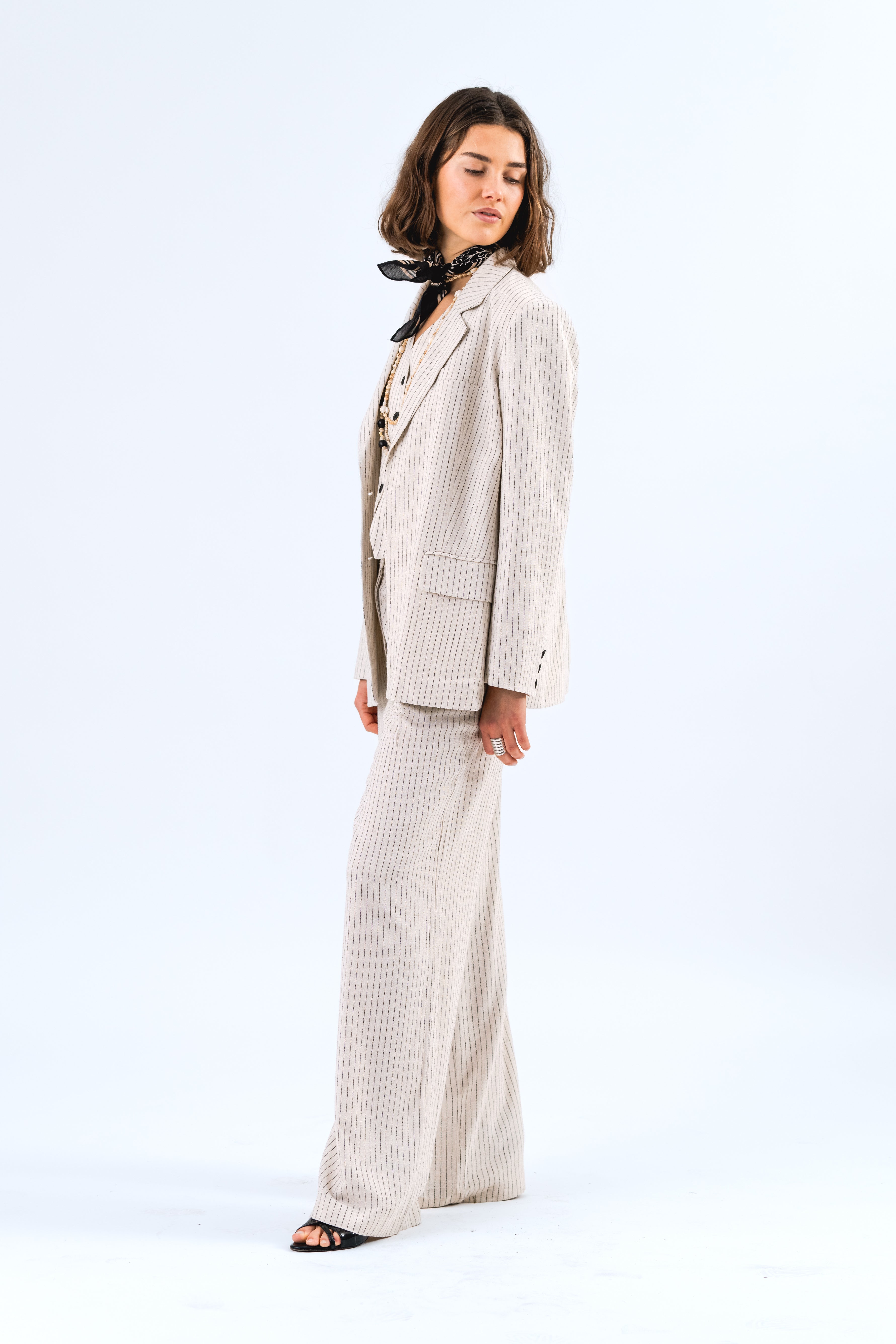 Lollys Laundry RyanLL Blazer LS Blazer 02 Creme