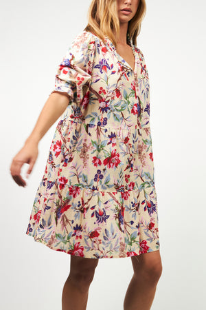 Lollys Laundry SabineLL kort kjole Dress 74 74 Flower Print