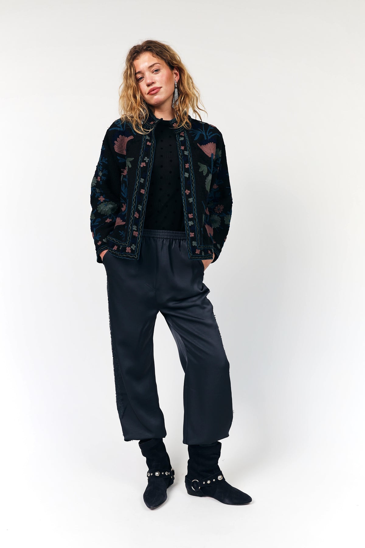 Lollys Laundry SadieLL Jakke Jacket Vasket sort
