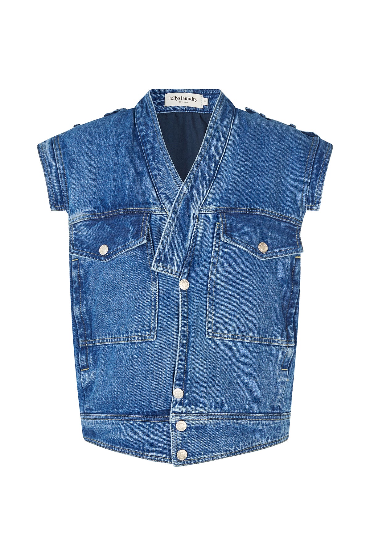 Lollys Laundry SamLL Vest Vest Blå