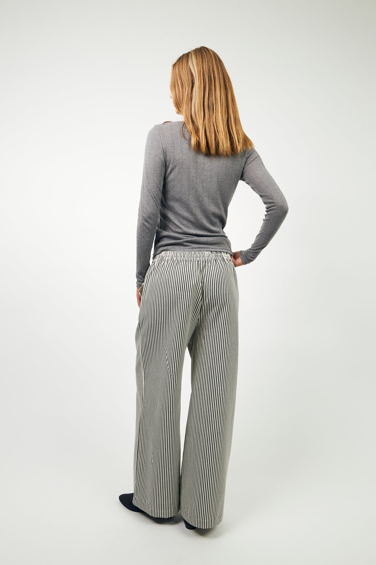 SamaraLL langærmet T-Shirt - Dark Grey Melange