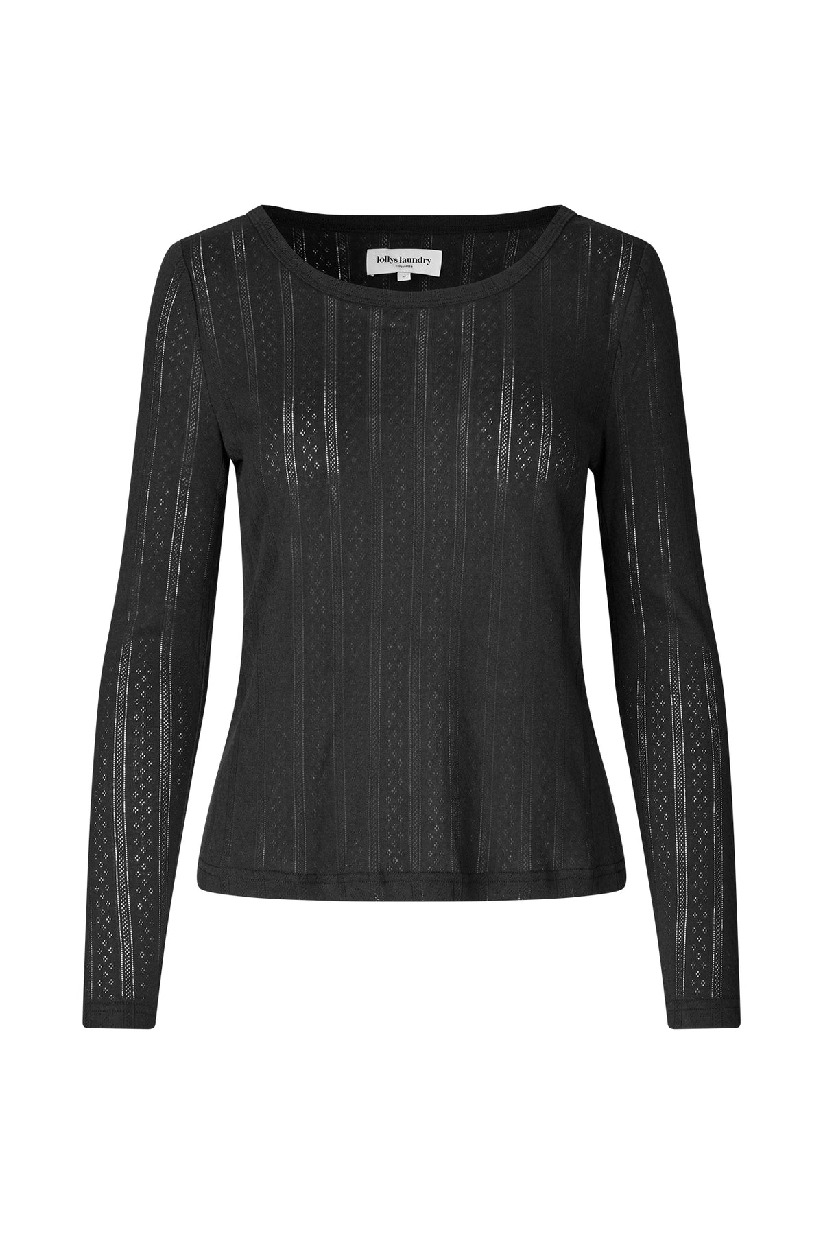 Lollys Laundry SamaraLL langærmet T-Shirt Blouse Sort