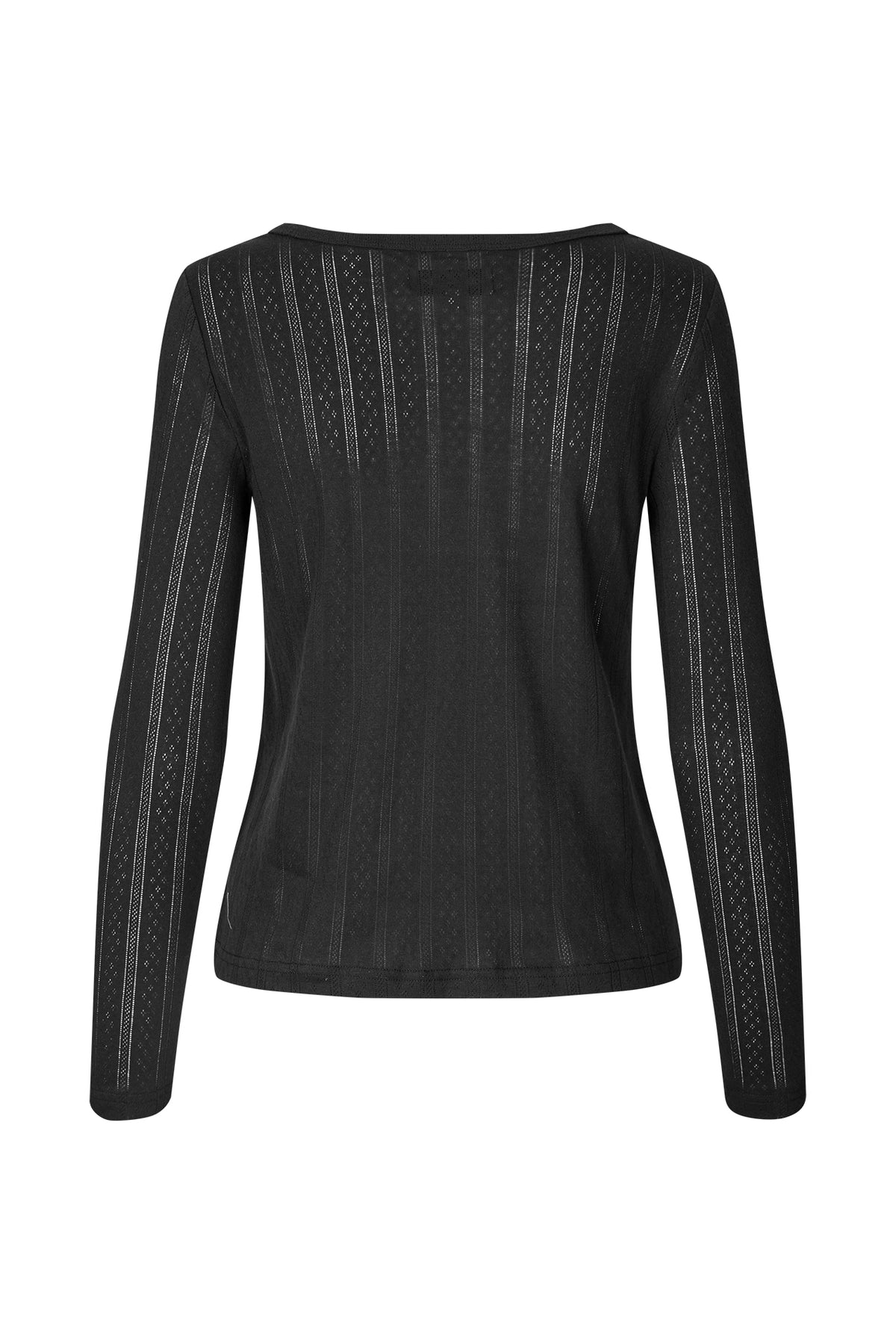 Lollys Laundry SamaraLL langærmet T-Shirt Blouse Sort