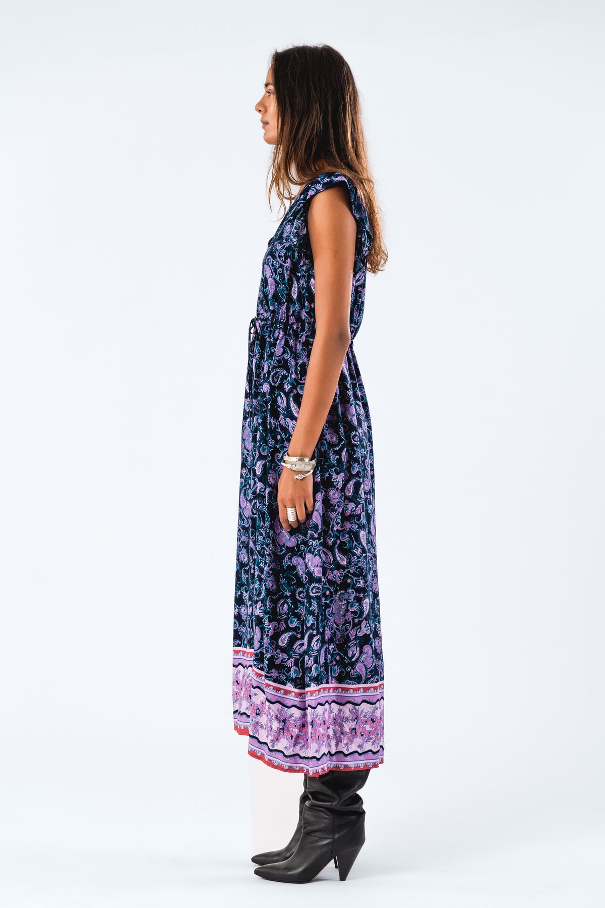 Lollys Laundry SamoLL Midi Dress SL Dress Blomsterprint