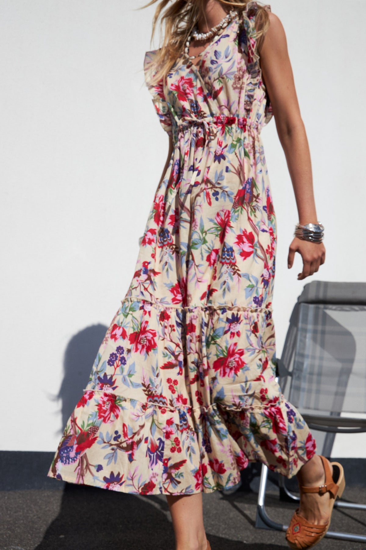 Lollys Laundry SamoLL Midi Kjole Dress Blomsterprint