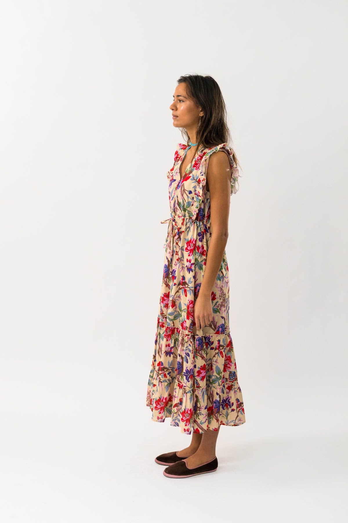 Lollys Laundry SamoLL Midi Kjole Dress Blomsterprint