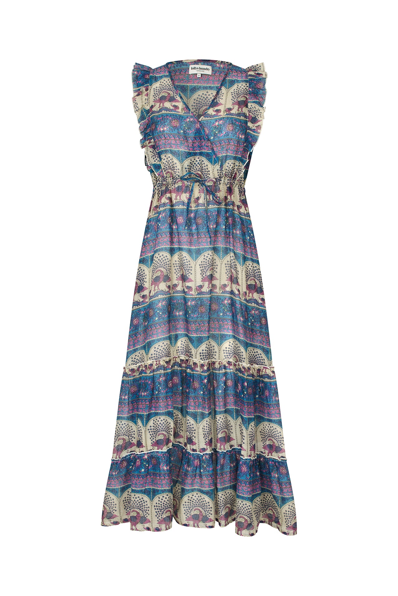 SamoLL Midi Kjole - 20 Blue