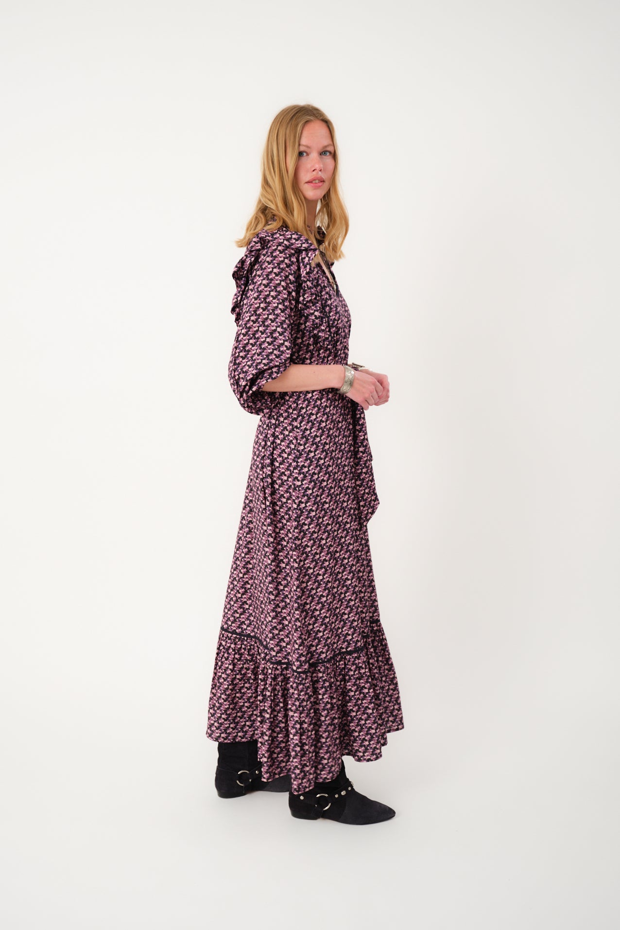 Lollys Laundry SanniLL Maxi Kjole Dress 74 Flower Print