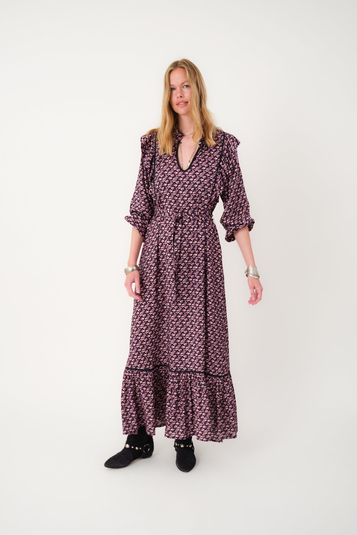 Lollys Laundry SanniLL Maxi Kjole Dress Blomsterprint