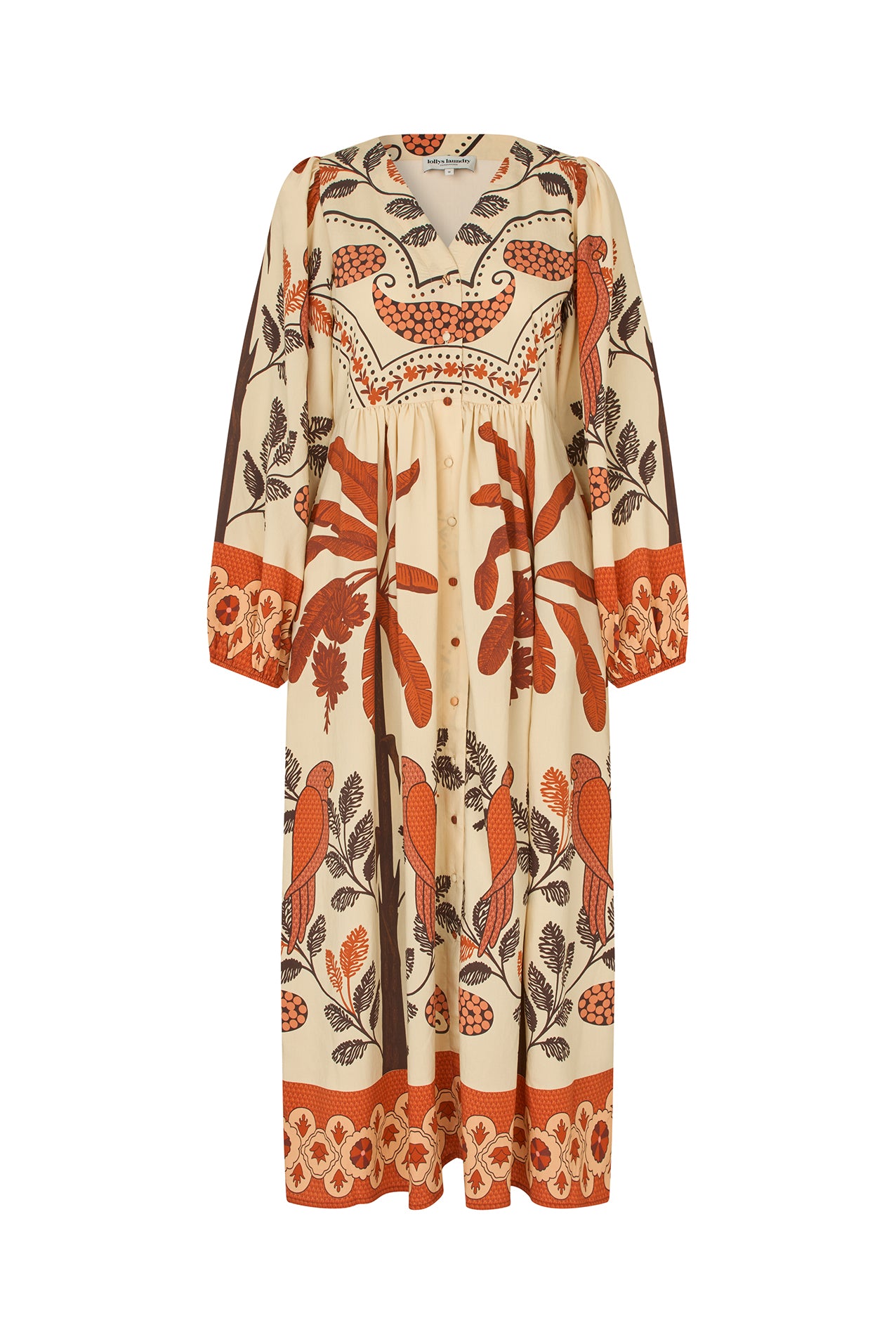 Lollys Laundry SaraiLL Maxi Kjole Dress 02 Creme