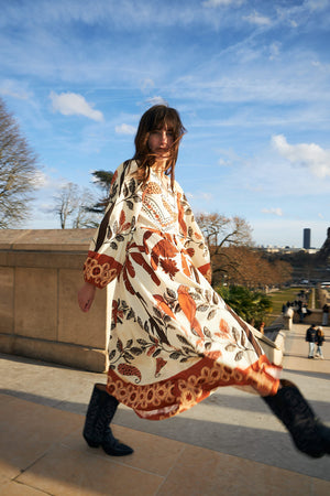 Lollys Laundry SaraiLL Maxi Kjole Dress 02 Creme