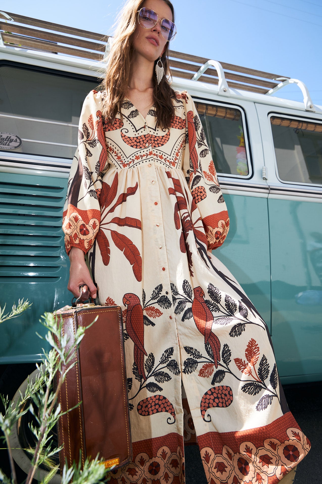 SaraiLL Maxi Kjole - Creme