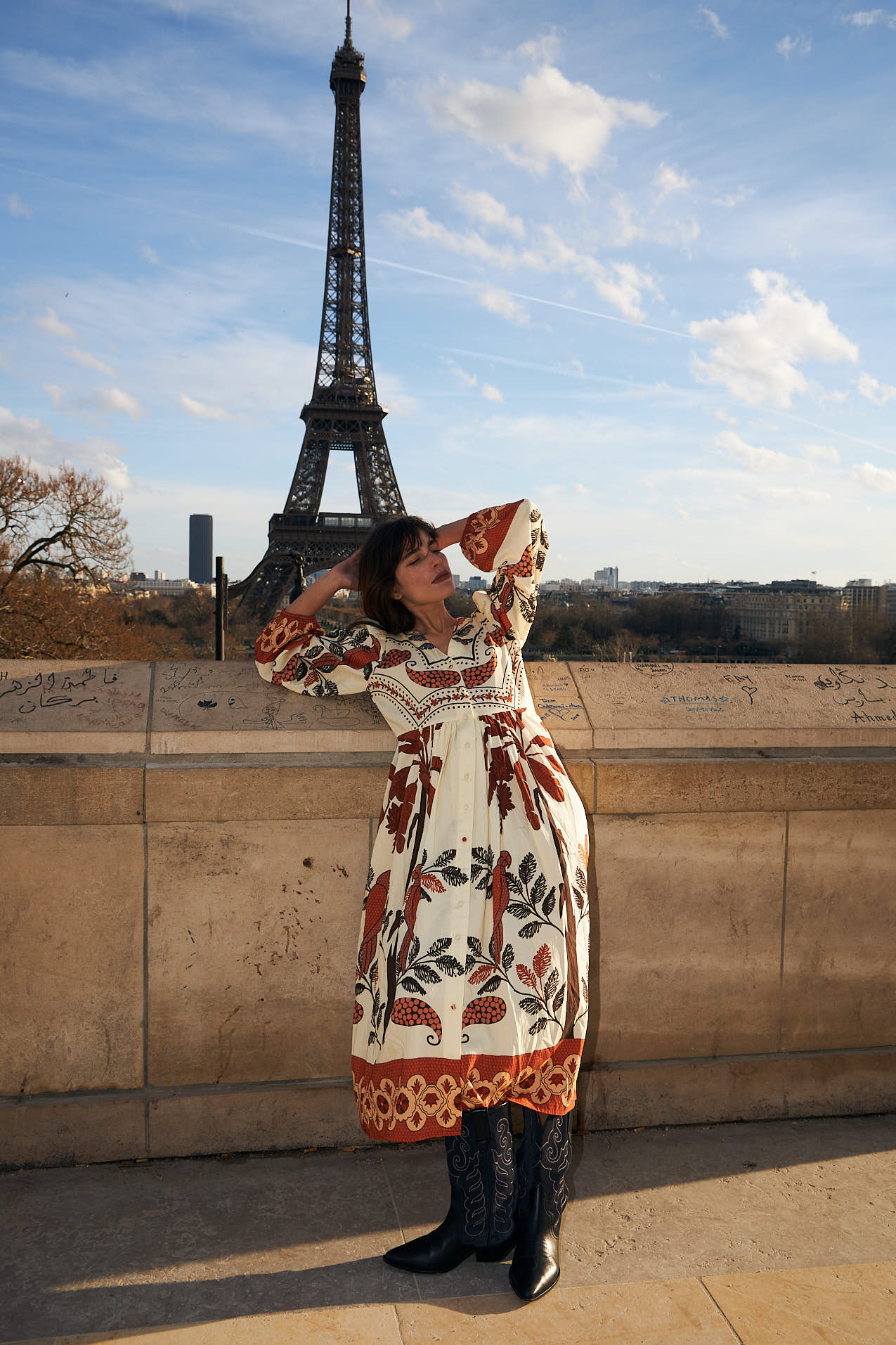 SaraiLL Maxi Kjole - Creme