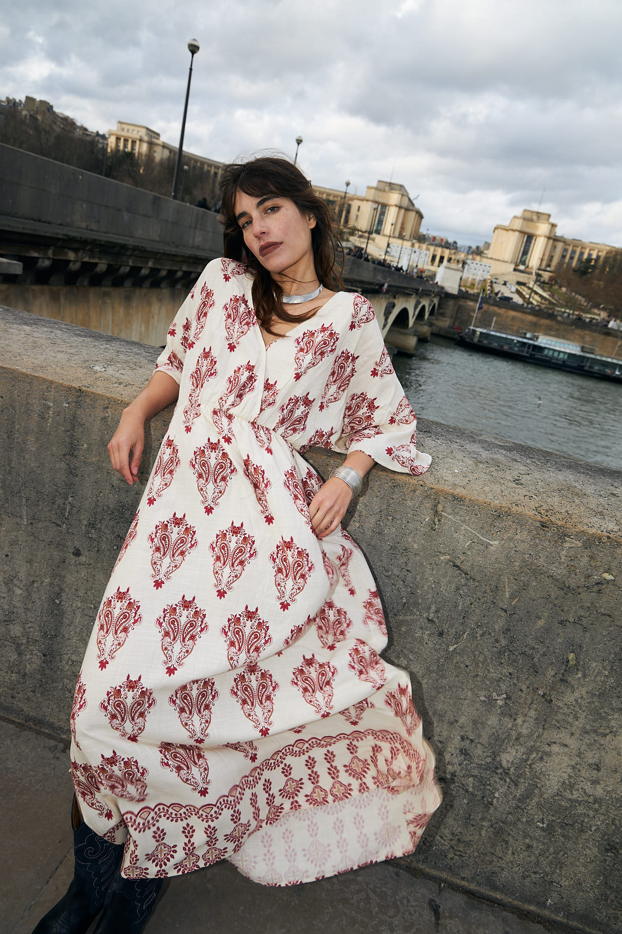 SavannahLL Maxi Kjole - Creme