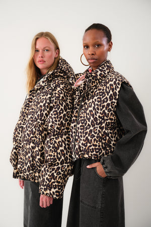 Lollys Laundry ShelbyLL Jakke Outerwear 72 Leopard Print