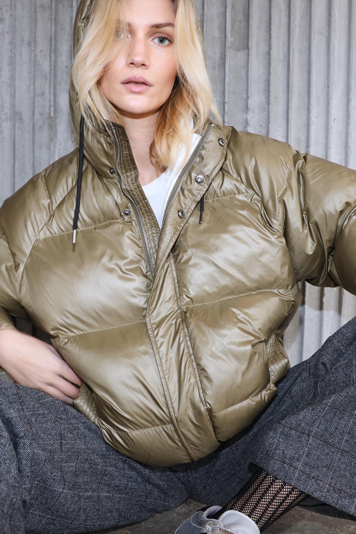 Lollys Laundry ShelbyLL Jakke Outerwear Støvet grøn