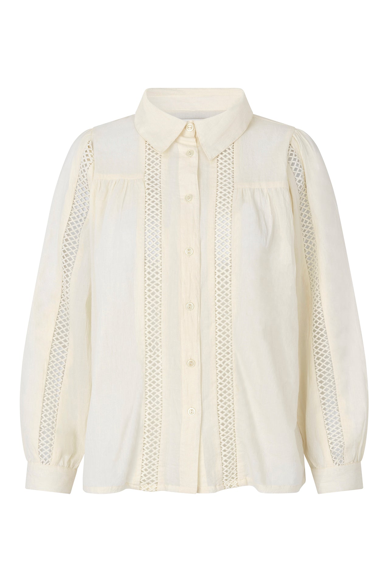 Lollys Laundry SienaLL Shirt LS Shirt 02 Creme