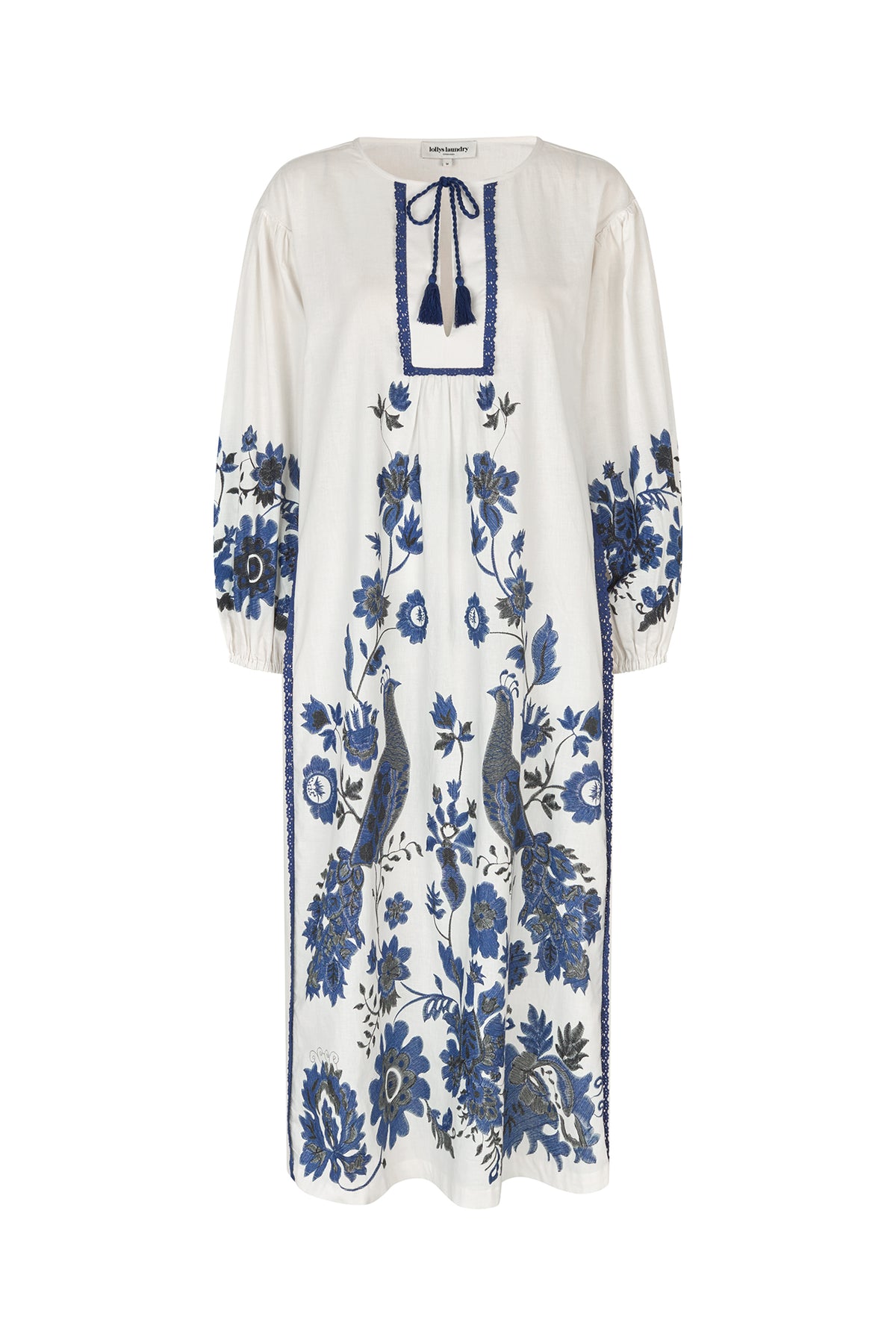 Lollys Laundry SiloLL Maxi Kjole Dress Creme