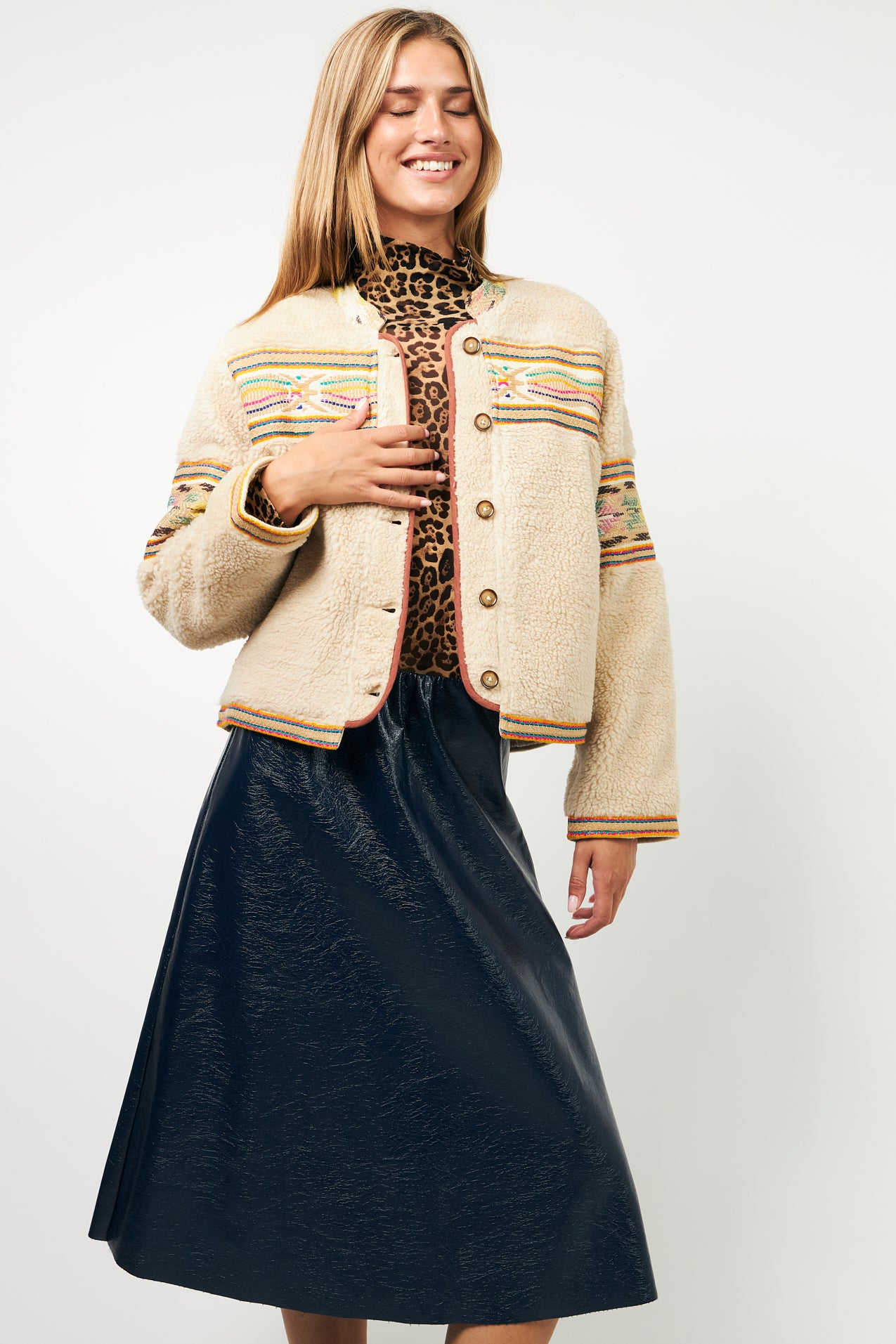 Lollys Laundry SiriLL Teddy Jakke Outerwear 08 Beige