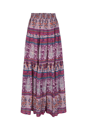 Lollys Laundry SunsetLL Maxi Nederdel Skirt Blomsterprint