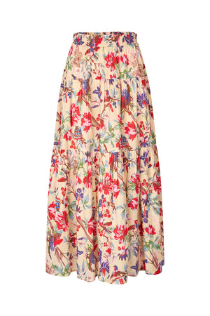 Lollys Laundry SunsetLL Maxi Nederdel Skirt Blomsterprint