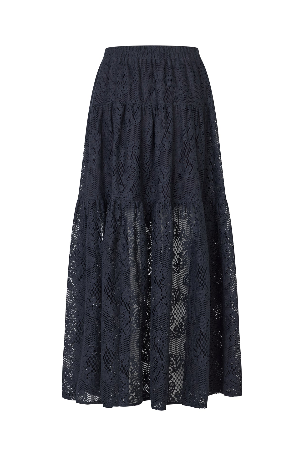 Lollys Laundry SunsetLL Maxi Nederdel Skirt 27 Dark Navy