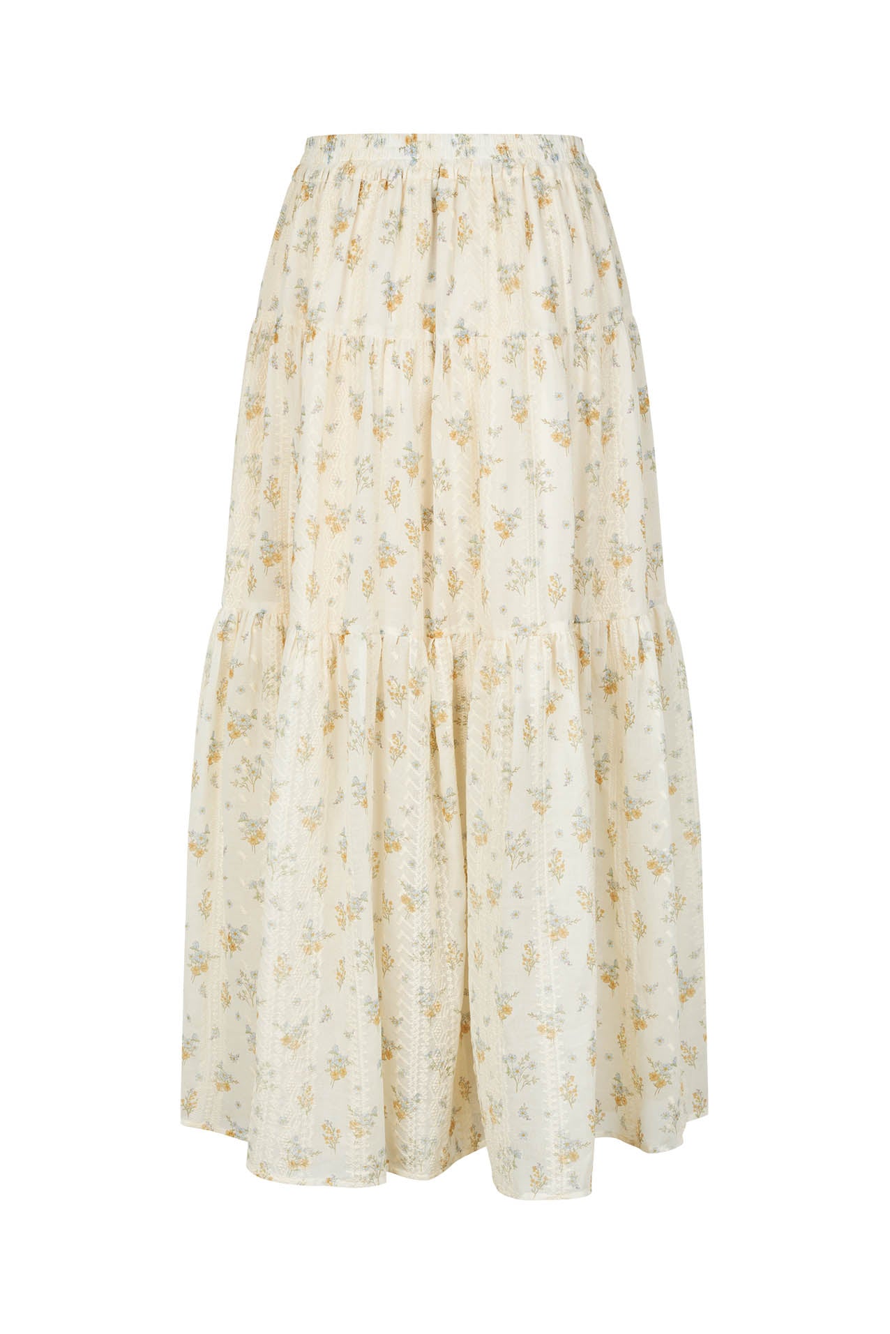 SunsetLL Maxi Nederdel - 02 Creme