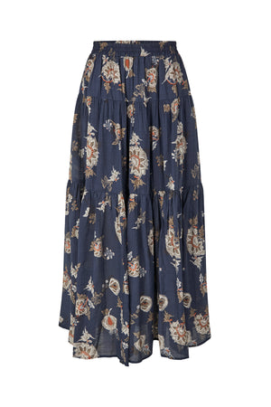 Lollys Laundry SunsetLL Maxi Skirt Skirt Mørkeblå