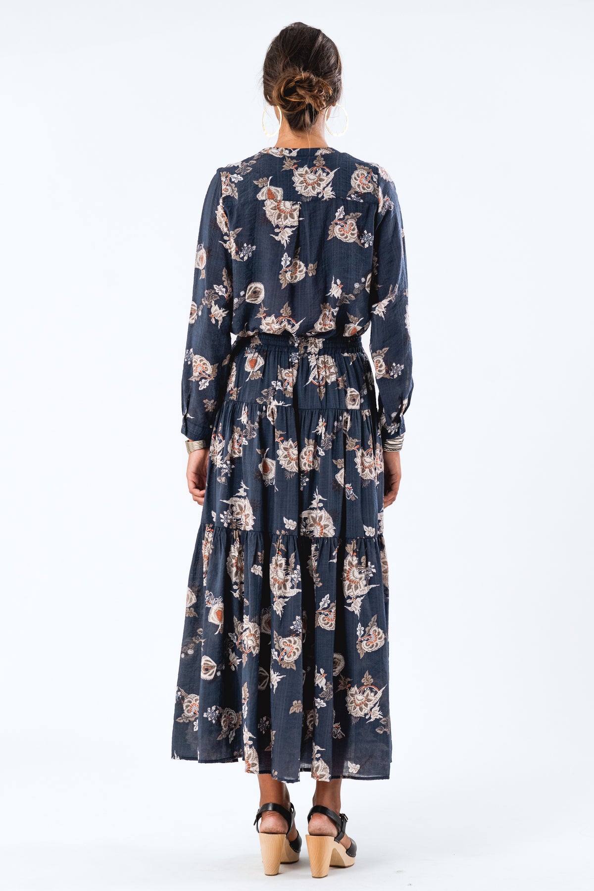 Lollys Laundry SunsetLL Maxi Skirt Skirt Mørkeblå