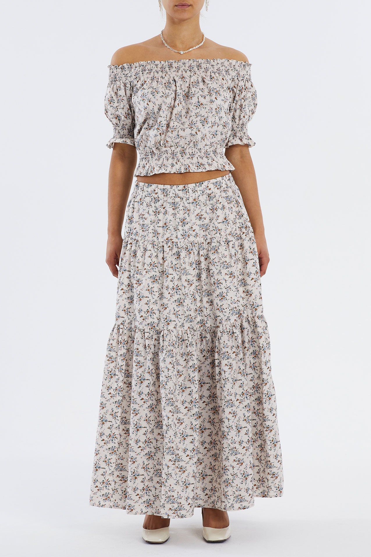 Sunset Skirt - Flower Print