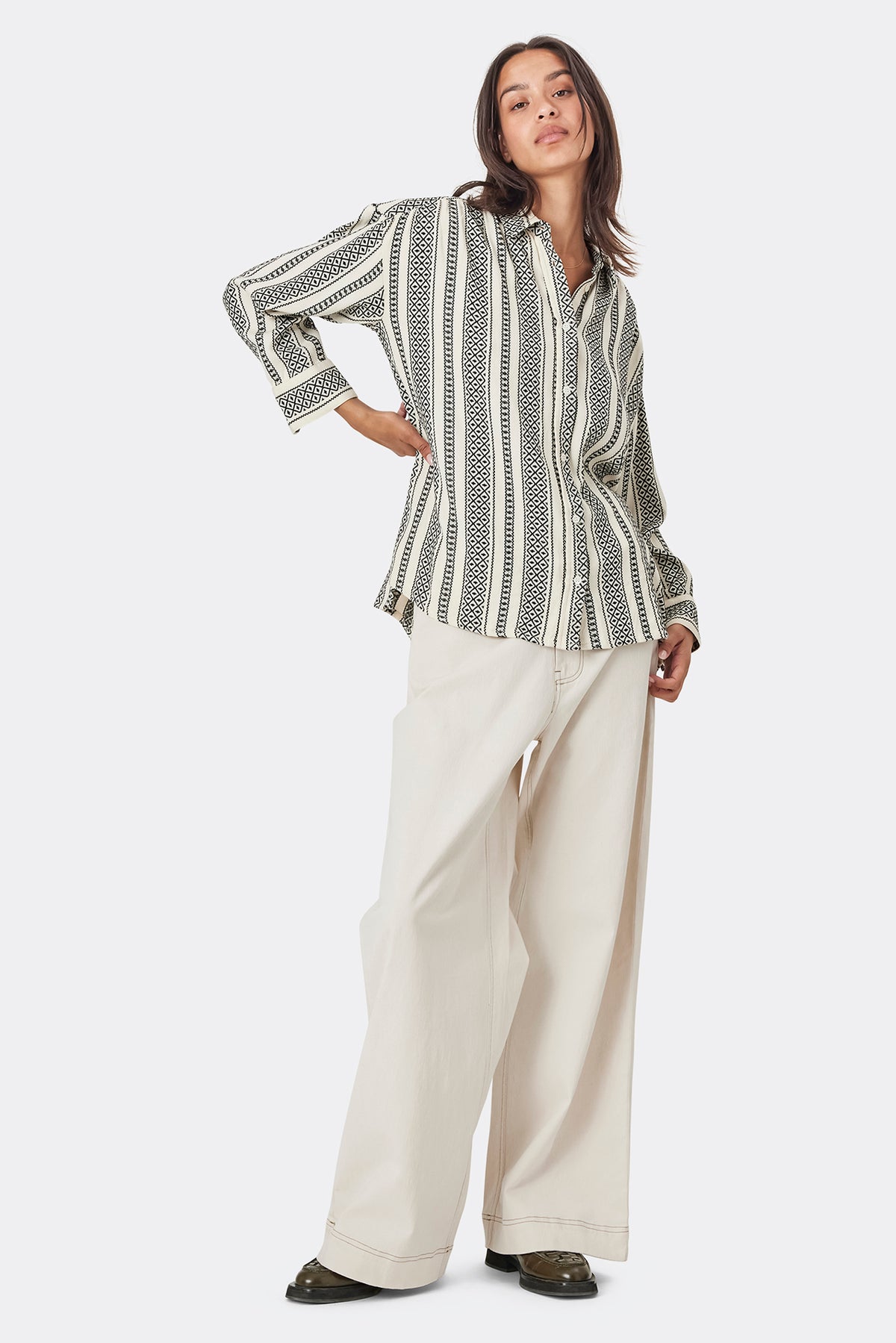 Lollys Laundry SusLL Shirt 3/4 sleeve Shirt Sort