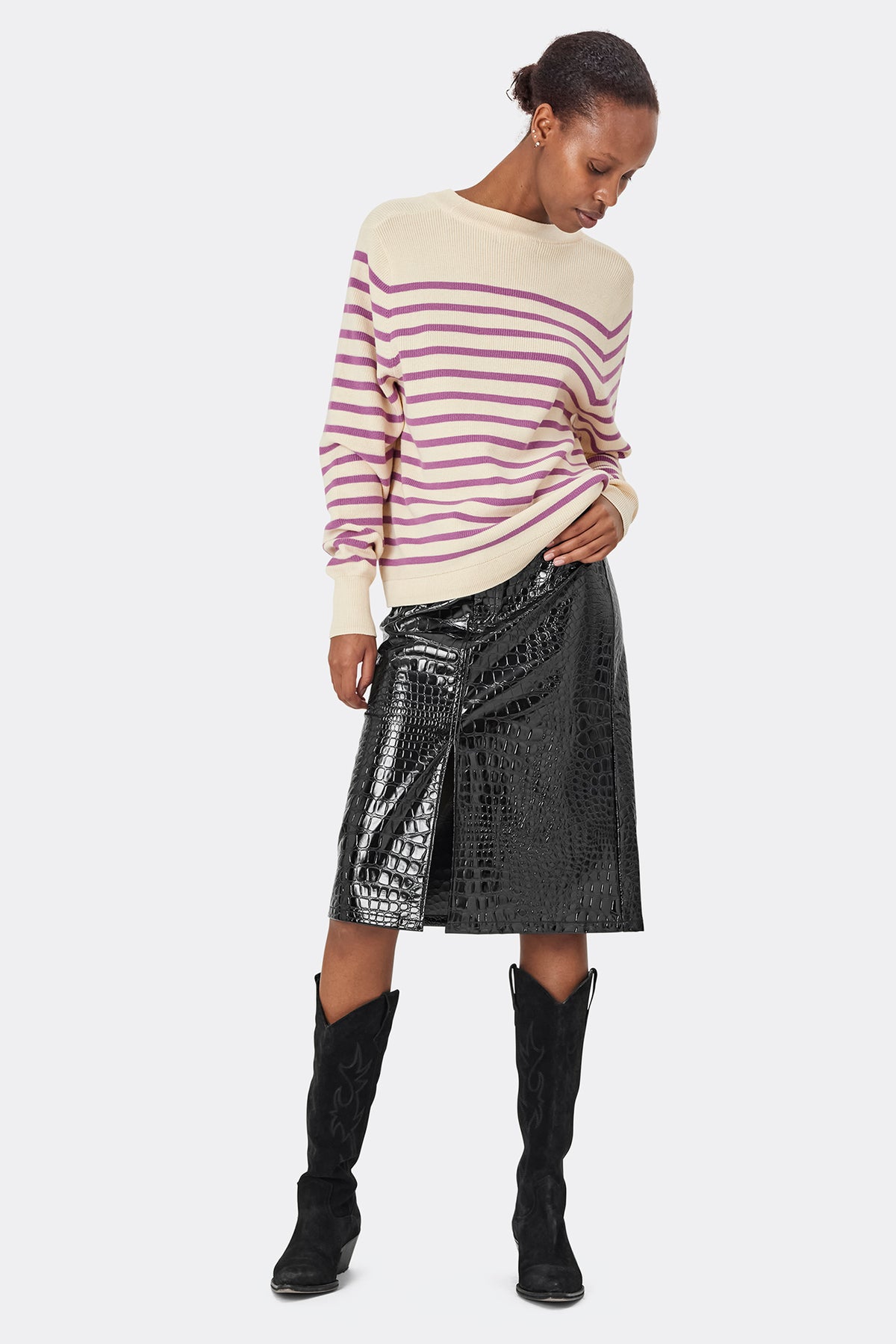 Lollys Laundry SwanLL Jumper LS Jumper Mørk lavendel