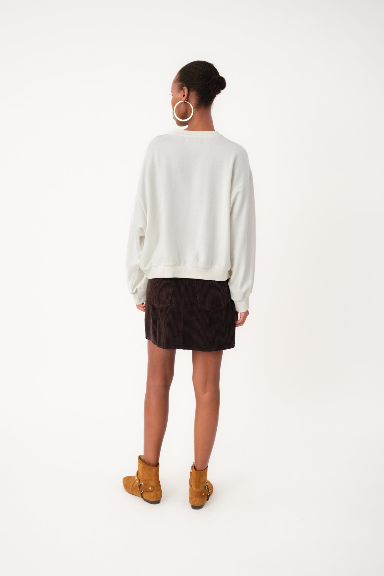 Lollys Laundry SydneyLL Leopard Sweatshirt Sweatshirt Hvid