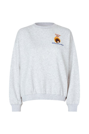 Lollys Laundry SydneyLL Sweatshirt Sweatshirt Lysegrå Melange