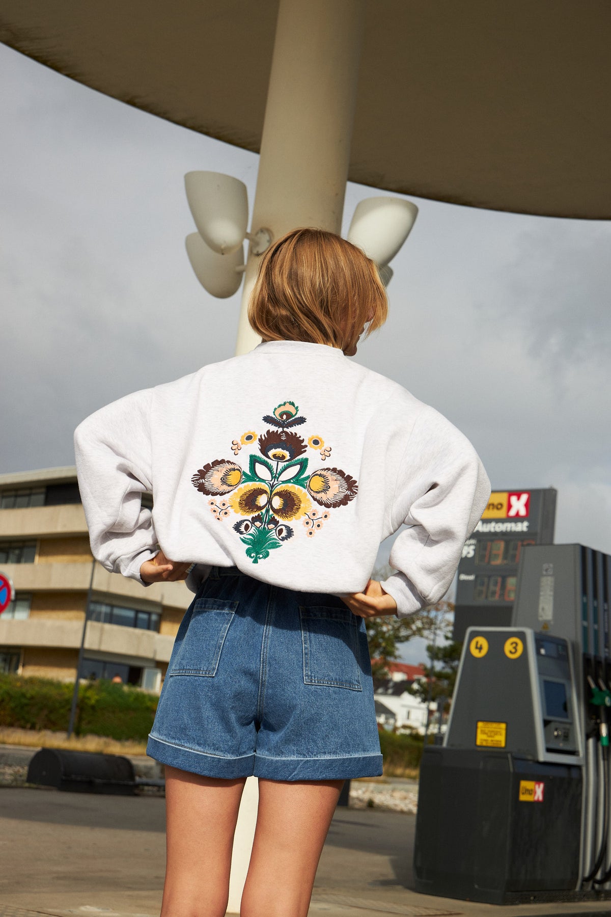 Lollys Laundry SydneyLL Sweatshirt Sweatshirt Lysegrå Melange