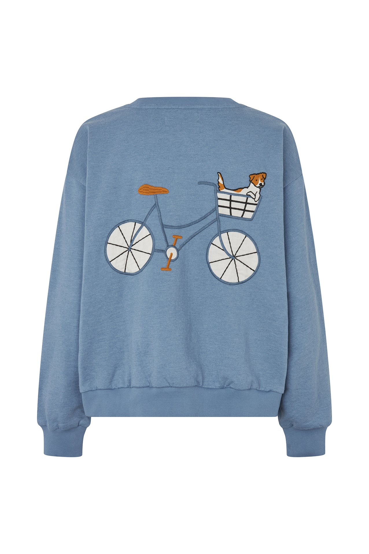 Lollys Laundry SydneyLL Sweatshirt Hund Sweatshirt Blå melange